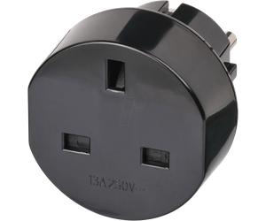 TRA GB SK - Adaptateur de voyage GB / Grande-Bretagne Contact de mise à la t