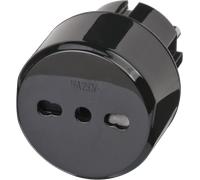 Brennenstuhl fiche de Voyage / adaptateur Italie - le contact de protection noir, 1508590