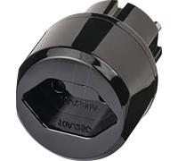 Brennenstuhl Adaptateur de voyage 1508480 EU vers Suisse Intérieur Noir