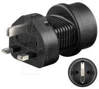 Goobay Adaptateur secteur pour prises UK (Type G)