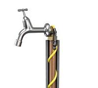 Traçage électrique Riberger avec thermostat - paquet de 1 m (10 W) Puissance : 10 W (constante)