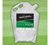 TRAÇAGE TERRAIN Peinture de Traçage Concentrée, Poche de 2L, pour Terrain de Football et Rugby