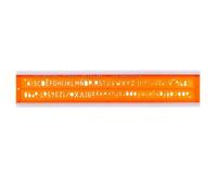 Trace lettre - MINERVA - 2,5 mm - Norme ISO - Droit