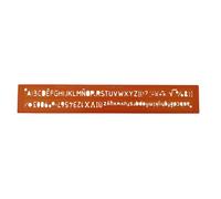 Trace-lettres minerva tracage technique 12mm orange