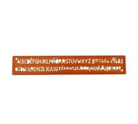 Trace-lettres minerva tracage technique 14mm orange