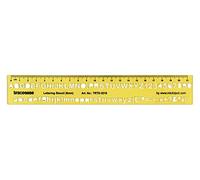 Traceease Majuscules, Chiffres Minuscules Lettrage Modele Modele Outils De Dessin Alphabet Pochoirs De Lettres - 6Mm Taille De alphabet