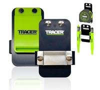 Tracer Étui pour mètre Ruban - Corps en ABS Durable, Peut contenir Deux marqueurs Traceur, s'adapte aux Rubans de 8 m, Clip de Ceinture pour Ceintures de 5,1 cm
