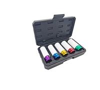 Jeu de clés à douilles 5pcs douilles de force 1/2" jantes alu 15, 17, 19, 21 et 22mm Cr-Mo hoc noix noix de Schonnüsse outil