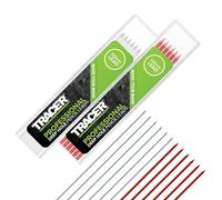 Tracer Lot de 12 mines colorées haute visibilité 2,8 mm pour crayon 6 x rouge, 6 x blancs, 12 x recharges Pencil