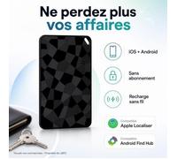 Traceur Bluetooth Carte - Apple Find My & Google Find Hub - Charge Sans Fil - IP65 - LBDC®