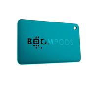 Traceur Bluetooth Rechargeable Qi Format Carte pour Portefeuille Boompods Bleu
