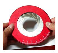 Traceur circulaire réglable en acier inoxydable et alliage d'aluminium, outil compas de précision pour applications professionnelles, design compact pour atelier et industrie, or/rouge/bleu/noir