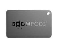 Traceur Connecté Modèle Boomcard Format Carte de Crédit avec Android Find My Boompods Gris