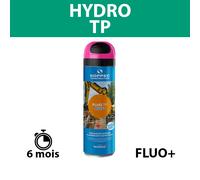 Lot de 12 Traceurs de chantier à l'eau très fluorescent FLUO TP HYDRO Cerise SOPPEC