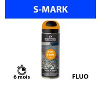 Traceur de chantier fluorescent S MARK Orange SOPPEC