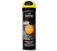 Traceur de chantier jaune 500ML 6 mois - SOPPEC - 141917O Jaune