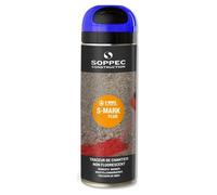 Traceur De Chantier S-Mark Bleu Fluo 650Ml Soppec