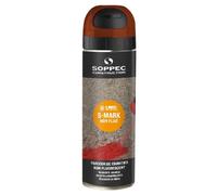 Traceur de Chantier S-Mark Non Fluo Marron 650 Ml Soppec