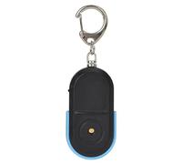 Traceur de Porte-clés, 5,3 x 3 x 1 cm, Alarme Anti-Perte sans Fil, localisateur à Distance Portable avec sifflet, Alarme sonore pour clé, Portefeuille, téléphone Portable (Bleue)