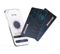 Traceur d'objets ATUVOS Air Card Tag Pro Lot de 2, ultra-fin, compatible iOS/Android