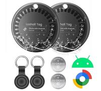 Traceur GPS Android, Air Traker, Localisateur Fonctionne avec l’app Google, ImperméAble Bluetooth Localisateur, Smart Tag pour Les Clés/Portefeuilles/Valises/Bagages/Enfant