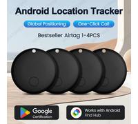 Traceur GPS Android anti-perte, localisation Google Find My, localisateur vocal pour valises, clés, sacs, jouets, AirTag intelligent Black-1pcs