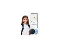 Traceur GPS Enfant Android, Tracker sans Abonnement ni SIM | Balise Google Find Hub, Android uniquement, sans carte SIM, étui silicone avec épingle pour vêtements, cartable et sac à dos