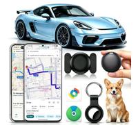 Traceur GPS Voiture, 2026 Nouveau Car GPS Tracker pour Android y iOS, Magnétique Tracker de Voiture sans Abonnement, Invisible Bluetooth Smart Tag pour Moto/Wagons/Vélo