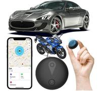 Traceur GPS Voiture,Magnétique Smart Tag Tracker,Traceur caché localisateur,Traceur sans Abonnement,Étanche IP67,Compatible avec iOS