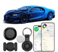Traceur GPS Voiture Magnétique, Tracker GPS sans Abonnement Android et iOS | Traceur Caché Smart TagTracker de Voiture Magnétique,Étanche IP68, Localisateur Mini Traceur GPS sans Carte SIM pour Auto