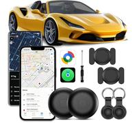 Traceur GPS Voiture sans Abonnement, Smart Tag Traceur, 2 Pack