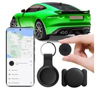 Traceur GPS Voiture, Tracker de Voiture Magnétique étanche Localisateur d'Objets GPS Bluetooth Tag(Android),Smart Traceur Caché Tracker GPS sans Abonnement pour Valises/Portefeuilles/Clés (Noir)