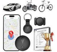 Traceur GPS Voiture Tracker de Voiture Magnétique étanche Traceur GPS sans Abonnement Compatible iOS/ Permet de Suivre en Noir