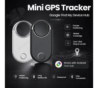 Traceur longue portée pour appareils Samsung via l'application Android Google Find Hub, localisateur, balise intelligente anti-perte pour positionnement à distance Black-3pcs