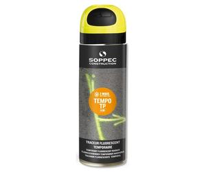 Traceur Temporaire Tempo Tp Jaune Fluo 650Ml Soppec