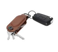 Track & Find Key Organizer Apple® Find My Brun, localisation des clés fixées, Extensible Jusqu’à 4 clés, en Similicuir et métal