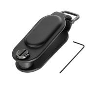 Track & Find Key Organizer Apple® Find My Noir, localisation des clés fixées, Extensible Jusqu’à 4 clés, en Similicuir et métal