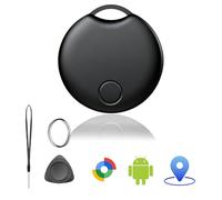 Tracker Android Smart Tag 2026, compatible avec Google's Find Hub (Android uniquement), traceur Bluetooth pour clés, portefeuille, vélo et valise, noir