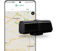 Tracker GPS PLUS notiOne® avec alarme antivol, mini-tracker sans abonnement, puce de localisation GPS de voiture pour motos, vélos, enfants, position en temps réel