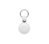 Tracker Porte-clés MiTag Si Cuir Apple Find My IP67 Mili Blanc
