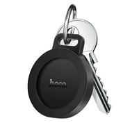 Localisateur d'objets - Tag Universel Certifié Apple Find My® Et Android Find My Device® - Format Porte Clés - Noir - Hoco