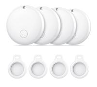 Tracker Tag Android Smart Tag, localisateur de clés compatible avec Google Mon appareil Finder APP (Android uniquement), recherche de clés Bluetooth pour bagages, sacs, valises, portefeuille (lot de 4
