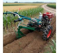 Tracteur de marche agricole à 2 roues, mini motoculteur pour la préparation du sol, la plantation et l'aménagement paysager