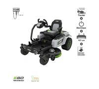 Tracteur tondeuse sur batterie avec volant EgoPower 107 cm ZT4201ES