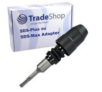 Trade-Shop Adaptateur de mandrin SDS Max pour machines SDS Plus compatible avec Bosch, Worx, Einhell, DeWalt