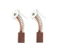 Trade-Shop Bronze Lot de 2 balais de charbon moteur 4,5 x 8 x 11 mm Compatible avec perceuse-visseuse Bosch GSB 140-LI, GSB 180-LI, GSR 18V-21, GSB 18V-21