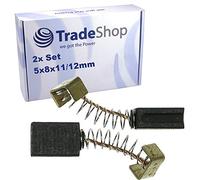 Trade-Shop Broyeur à charbon de moteur 5 x 8 x 11/12 mm de rechange pour Einhell GC-HH 9048, HEC 410 510 610 710, Blaukraft BWS 125-88