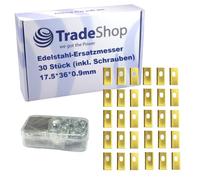 Trade-Shop Kit de lames de rechange pour robot tondeuse compatible avec LiDAX Ultra 1000 AWD / 1600 AWD / 2000 AWD/Dreame A1 / A1 Pro / A2 / NAVAX AWD