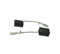 Trade-Shop Lot de 2 balais de charbon de moteur - 6 x 12,5 x 15 mm - Compatible avec meuleuse d'angle Metabo WEV 15-125HT, WEPBA 17-150 (n° 318)