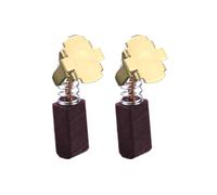 Trade-Shop - Lot de 2 balais de charbon en bronze - 5 x 6 x 12 mm - Compatible avec perceuse-visseuse Hitachi - Marteau perforateur - Meuleuse d'angle - Remplace 999054/999-054